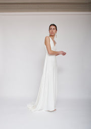 Artemisia white gown, Vanessa Cocchiaro, wedding, minimalist, simple, elegant, reception 