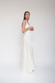 Vanessa Cocchiaro, robe blanche, teinture, crêpe, mariage, été, mariée, civile, fugue, fête, événement