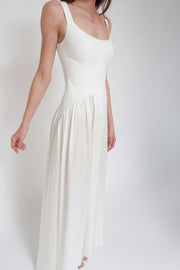 Vanessa Cocchiaro, robe blanche, teinture, crêpe, mariage, été, mariée, civile, fugue, fête, événement