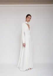 The Ada Gown,Vanessa Cocchiaro, white, bridal, civil marriage, reception dress, engagement