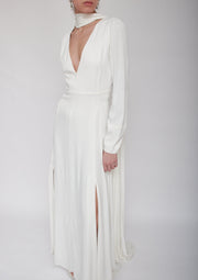 The Ada Gown,Vanessa Cocchiaro, white, bridal, civil marriage, reception dress, engagement