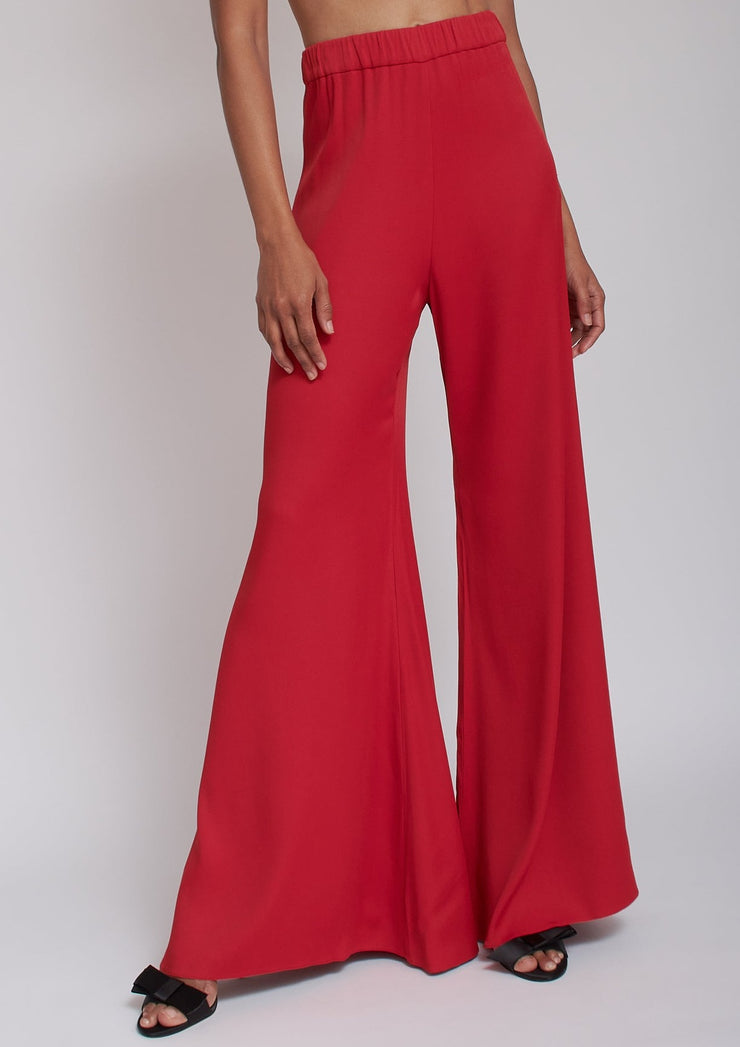 vanessa cocchiaro_wu trousers_red_bell bottoms_flares_suit_tailoring