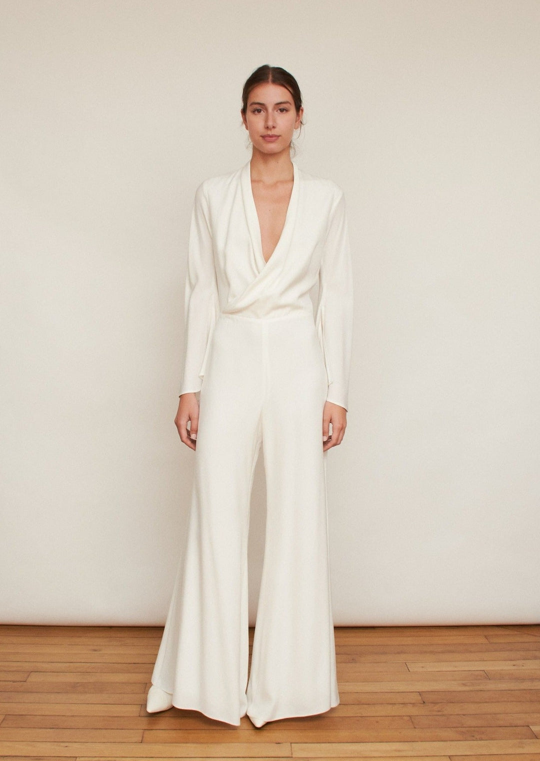 THE BETTY JUMPSUIT - Chic black tie or bridal look – Vanessa Cocchiaro